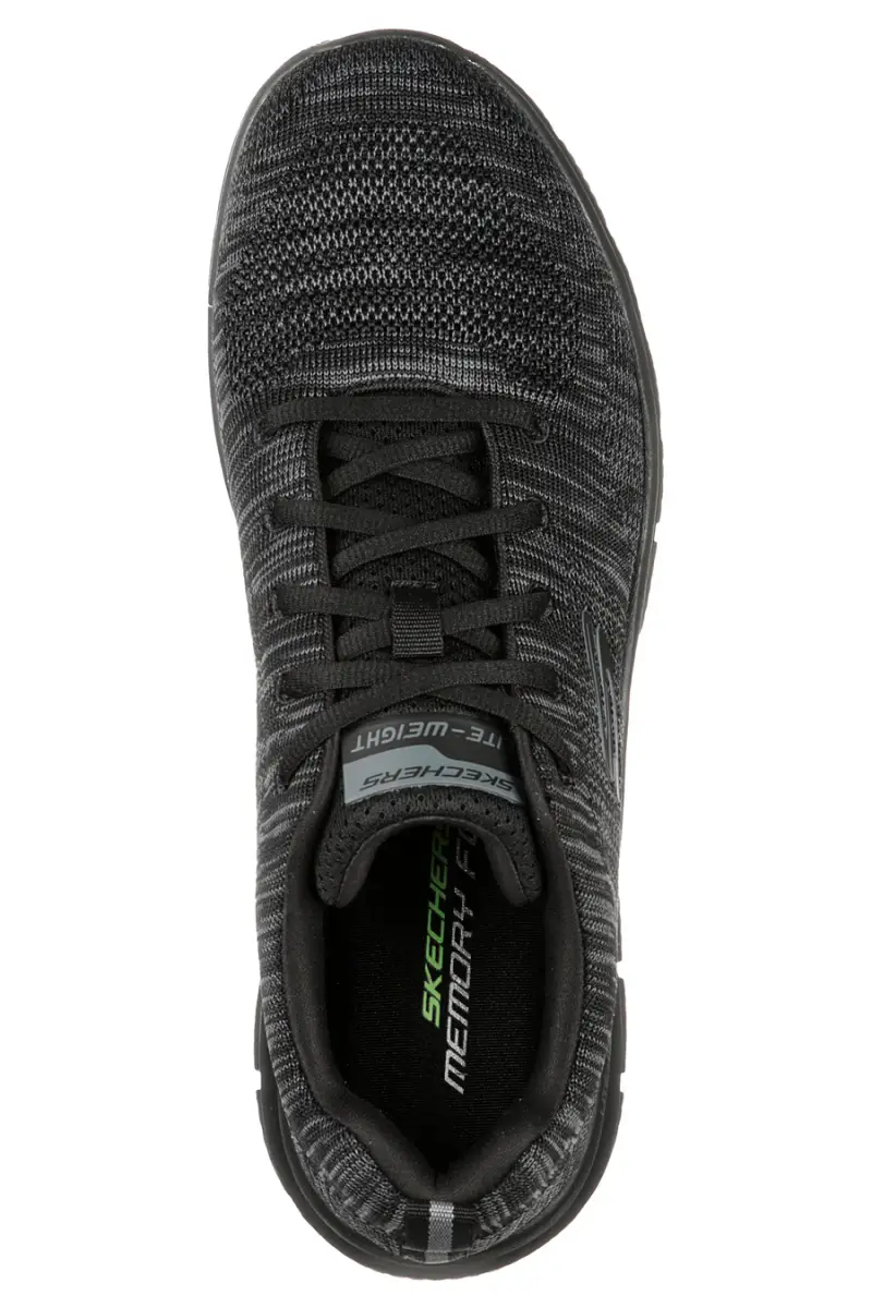 Sneakers nere in mesh knit con Memory Foam Skechers Track Front Runner [NERO] miniatura 3