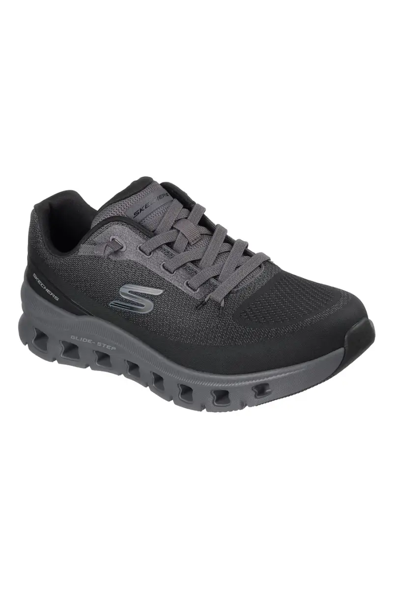 Sneakers nere in tessuto Skechers Glide-Step Pro Waverra [NERO miniatura 3