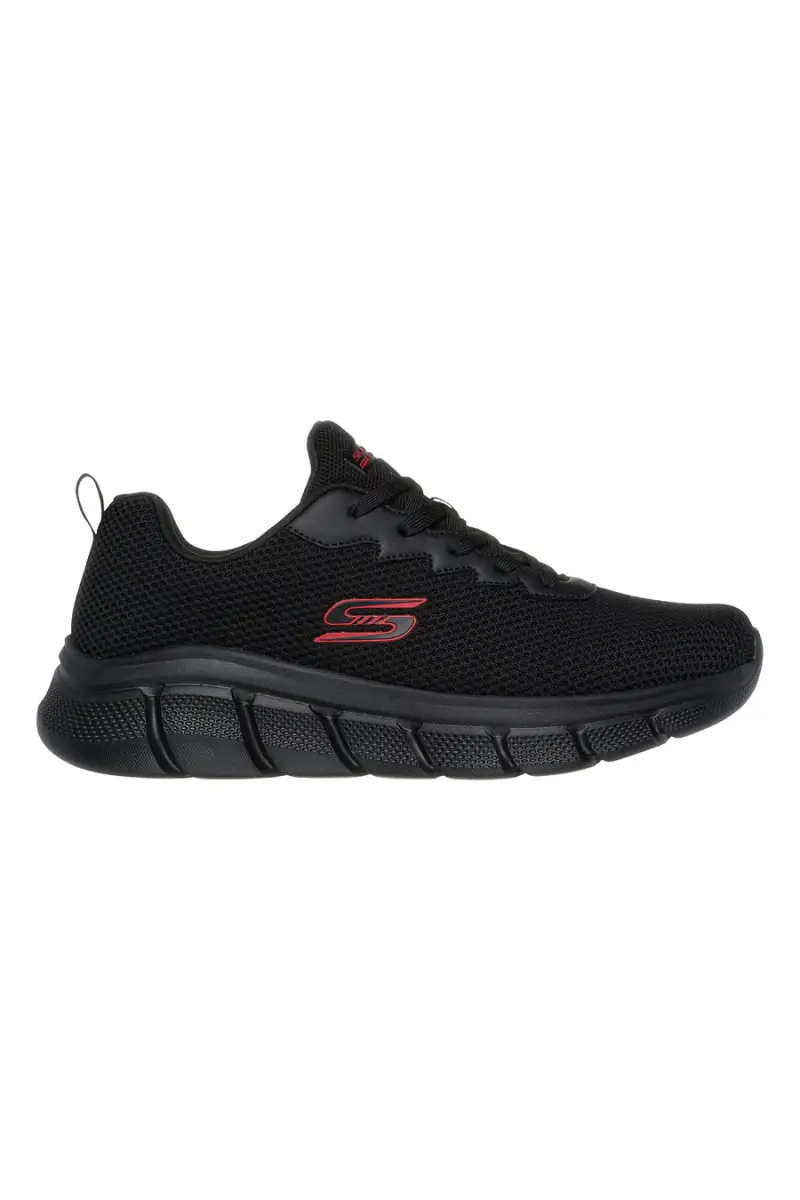 Sneakers nere knit ammortizzate Skechers Bobs B Flex Chill Edge [NERO]