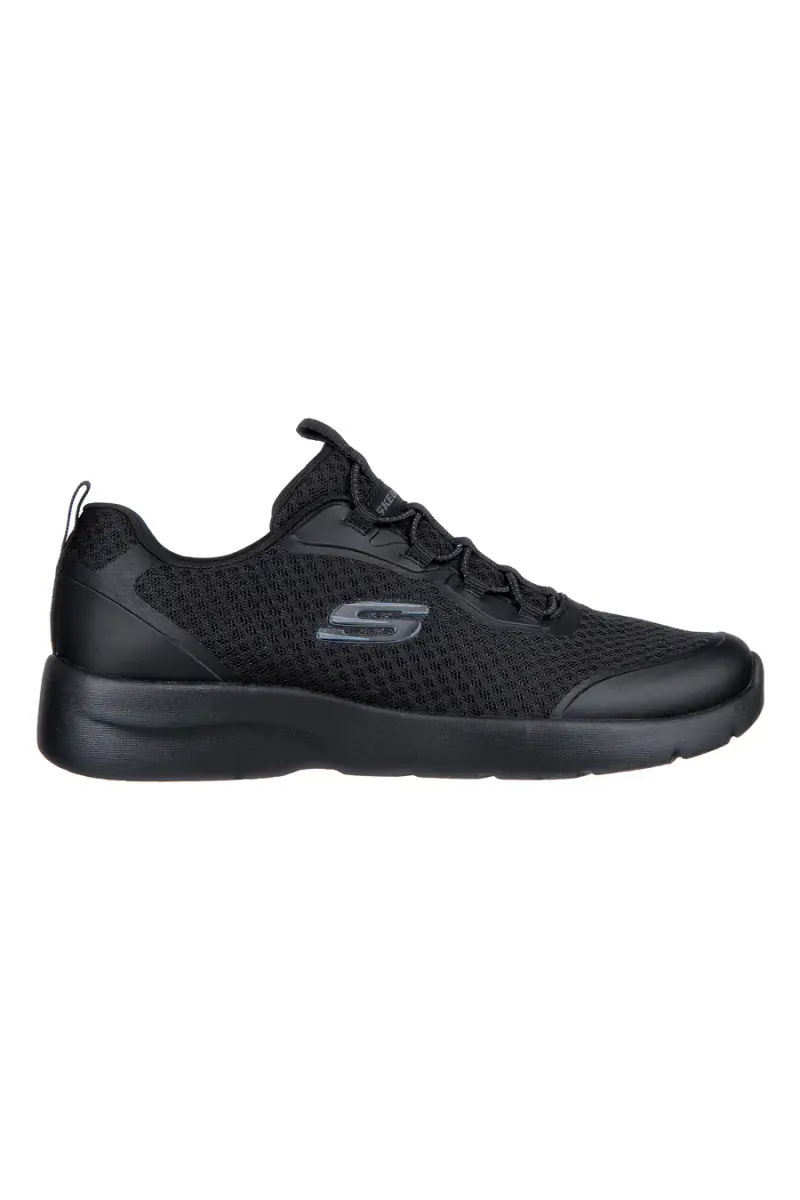 Sneakers nere leggere con lacci elasticizzati Skechers Dynamight 2 0 Social Orbit [NERO]