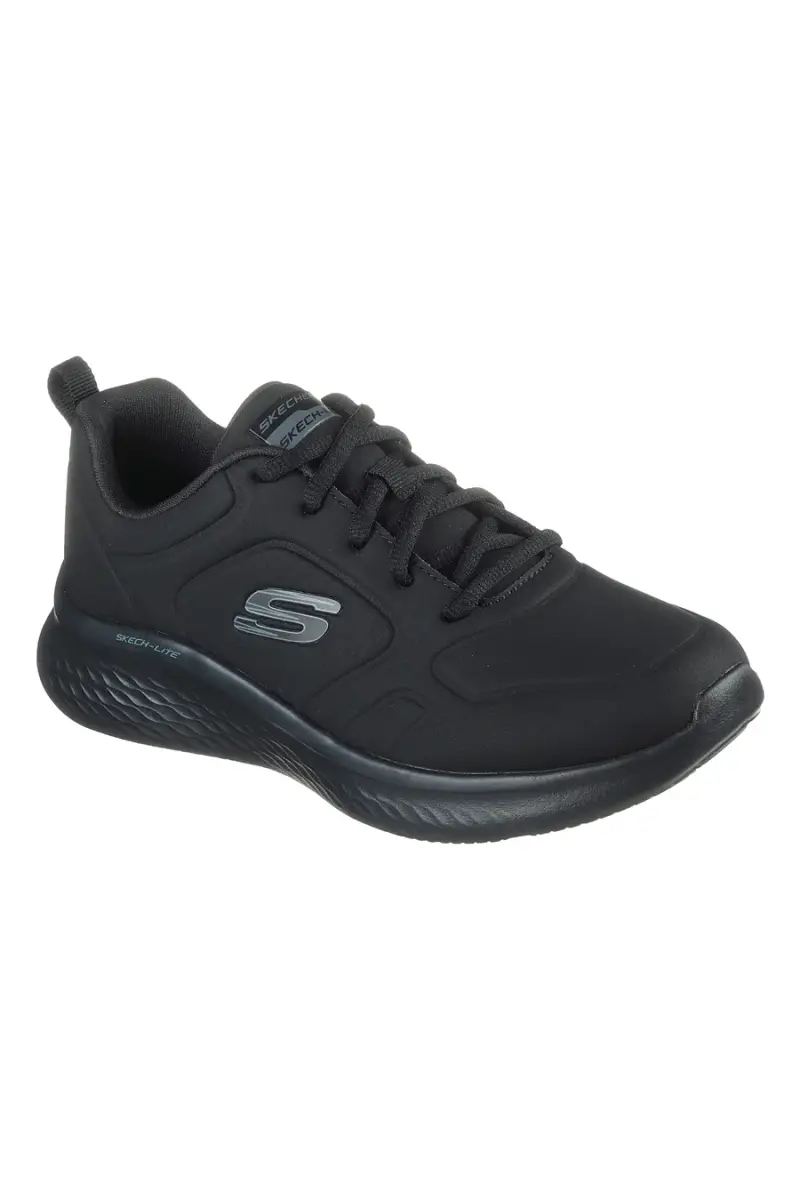 Sneakers nere leggere con suola ammortizzata Skechers Skech-Lite Pro City Stride [NERO] miniatura 2