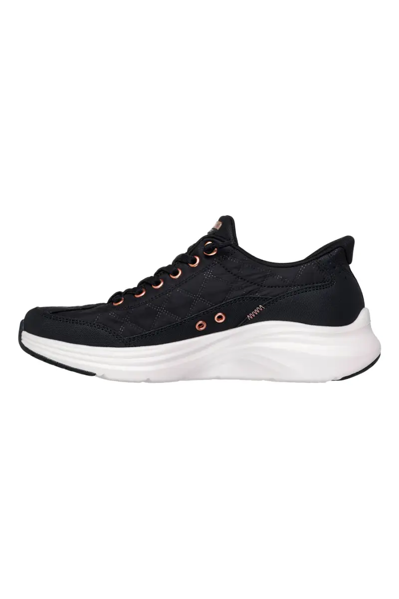 Sneakers nere slip-ins con memory foam Skechers Contour foam [BLACK] miniatura 3