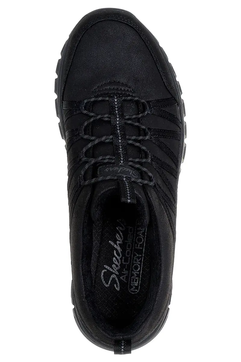 Sneakers nere vegan lavabili con memory foam Skechers Graceful Cozy Hug [NERO] miniatura 3