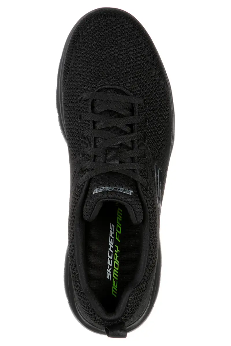 Sneakers nero Memory Foam Skechers Summits Brisbane [NERO] miniatura 3