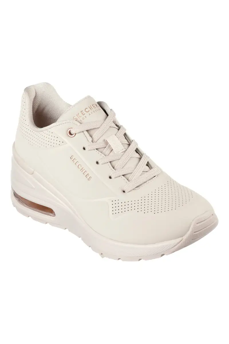 Sneakers off white con zeppa e Skech-Air Skechers Million Air Elevated Air [OFF WHITE] miniatura 2