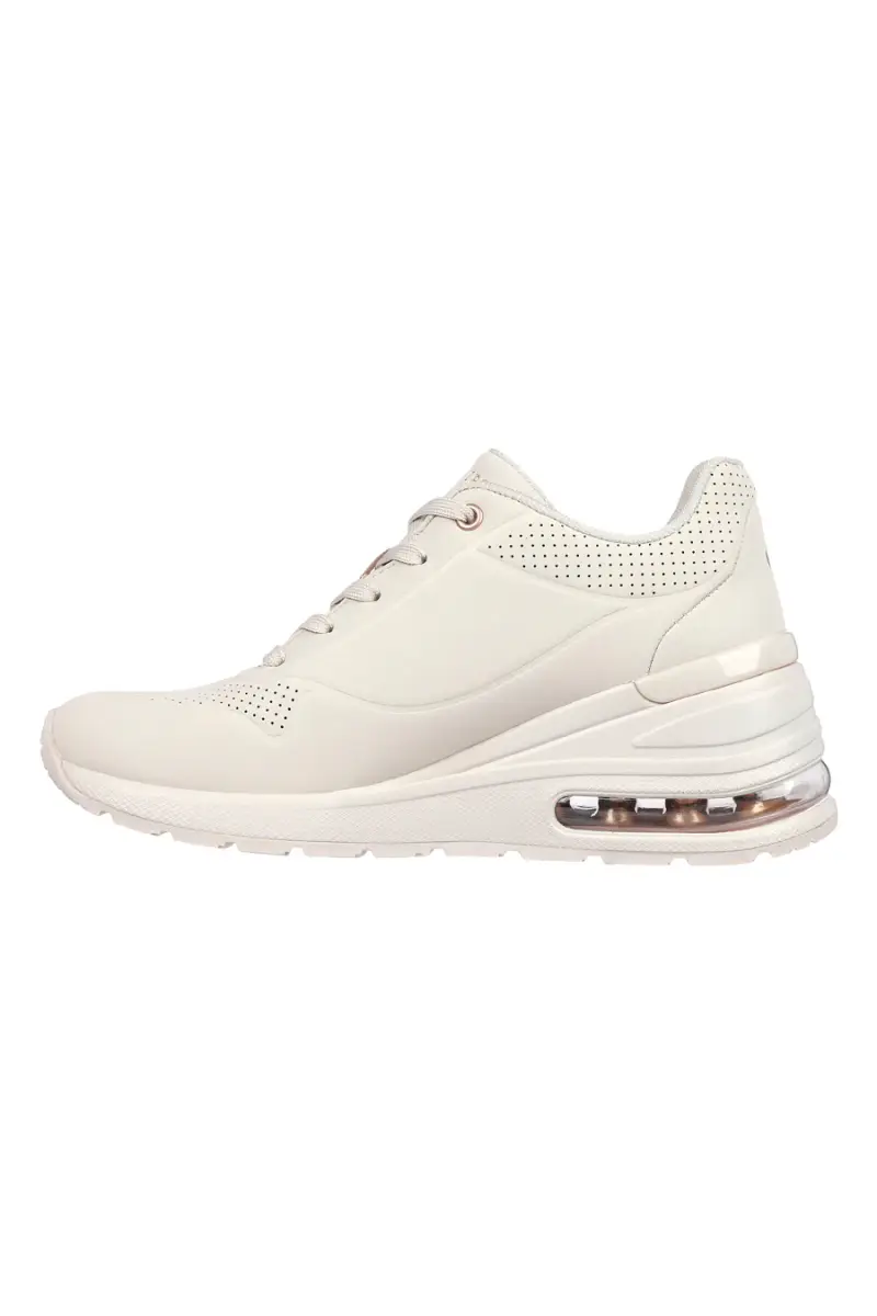 Sneakers off white con zeppa e Skech-Air Skechers Million Air Elevated Air [OFF WHITE] miniatura 4