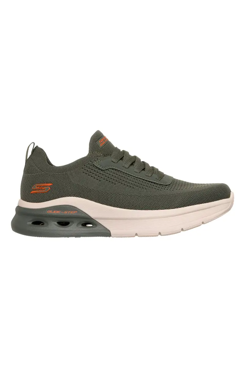 Sneakers oliva in maglia stringate Skechers Bobs Arc Waves 2 0 Class Form [OLIVA]