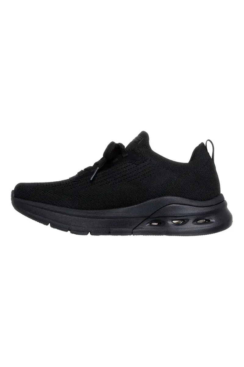 Sneakers oliva in maglia stringate Skechers Bobs Arc Waves 2 0 Class Form [NERO] miniatura 4