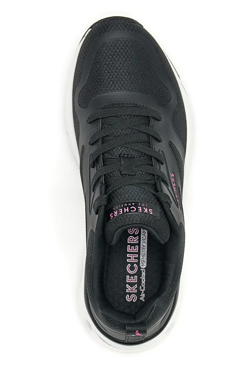 Sneakers Platform Skechers Revolution Airy Nere [NERO] miniatura 5