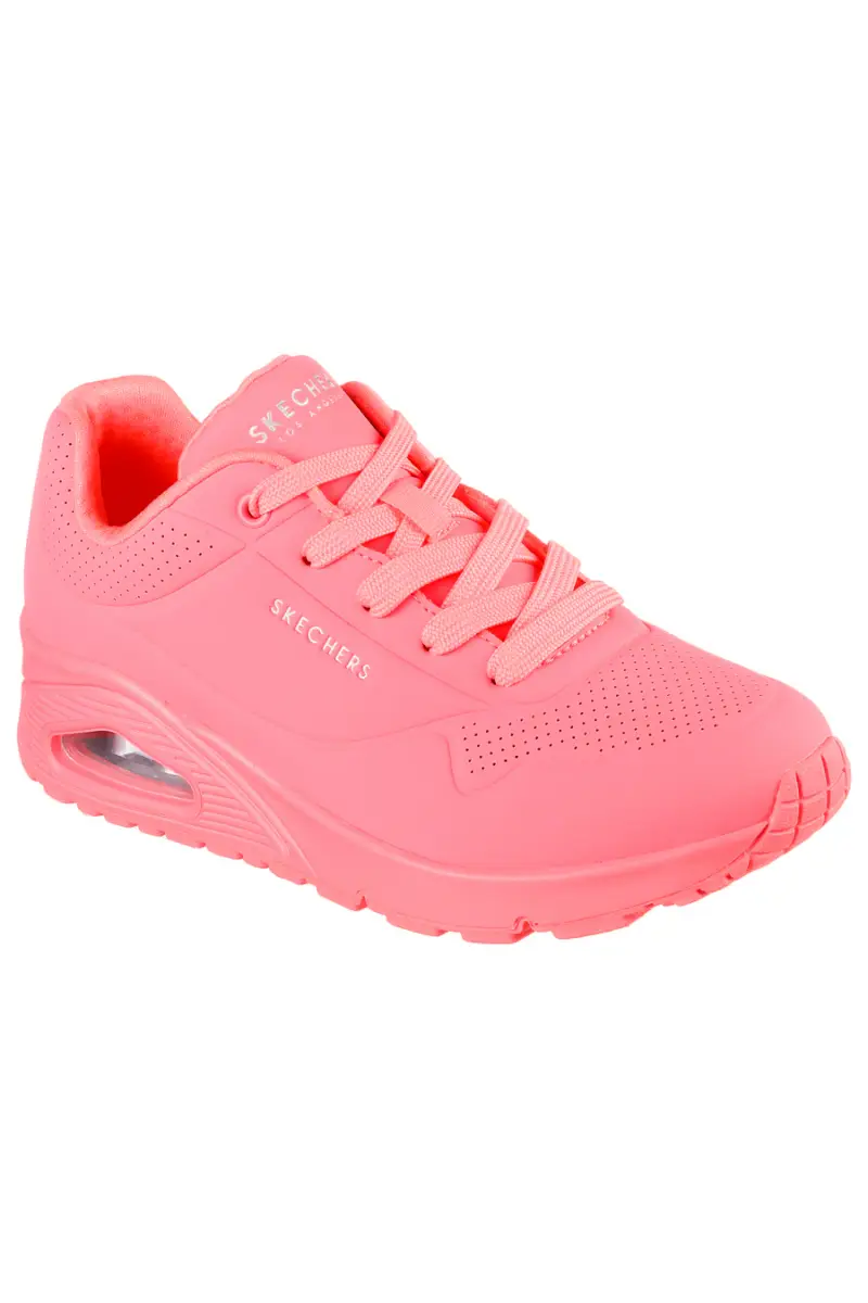 Sneakers Rosa Con Air-Cooled Memory Foam Skech-Air Skechers Uno Stand on Air [CORAL] miniatura 4