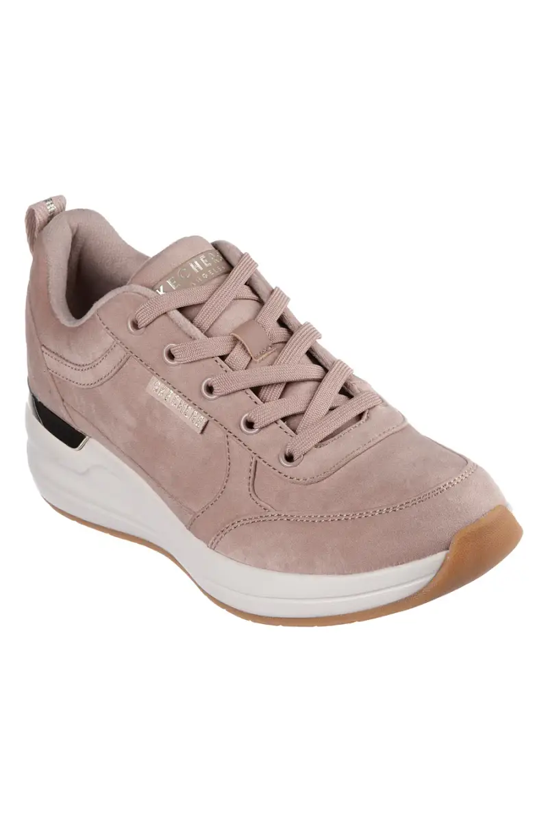 Sneakers Rosa con PlatForm Bianco SKECHERS BILLION 2 PRISSY N PLUSH [TAUPE] miniatura 2