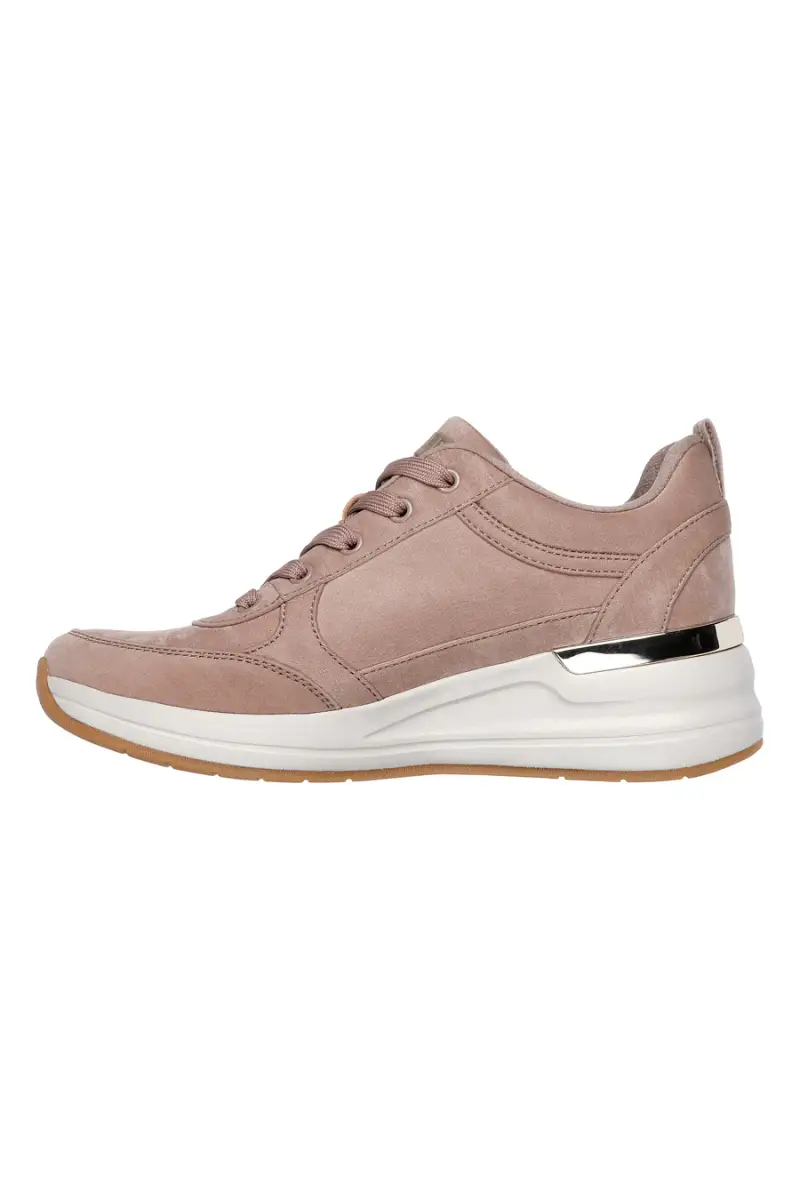Sneakers Rosa con PlatForm Bianco SKECHERS BILLION 2 PRISSY N PLUSH [TAUPE] miniatura 3