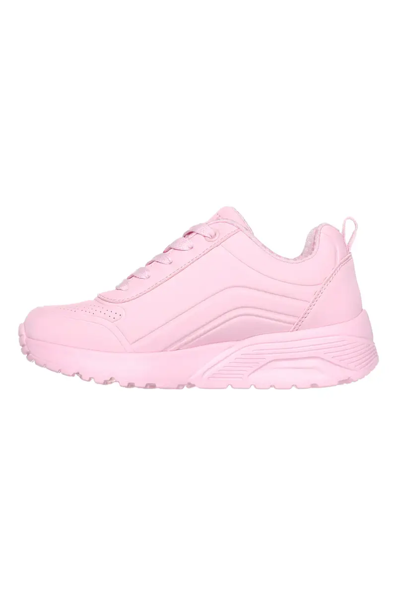 Sneakers rosa con zip laterale e platform Skechers Uno Lite Easy Zip [LITE PINK] miniatura 4