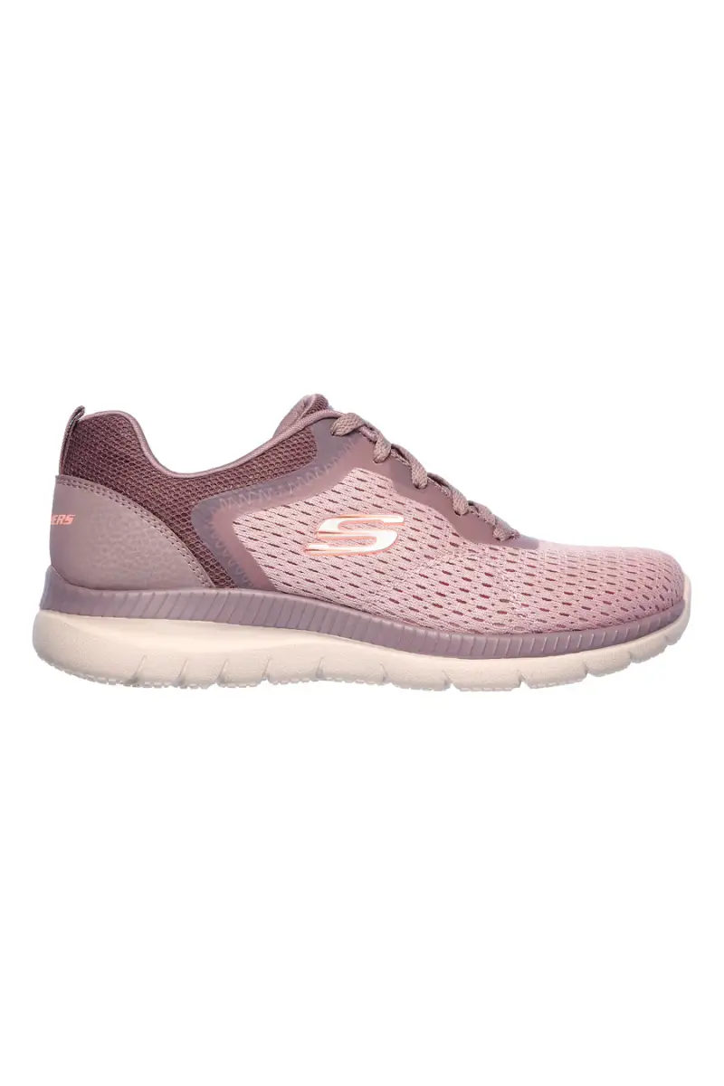Sneakers rosa in mesh con Memory Foam Skechers Bountiful Quick Path [LAVANDA]