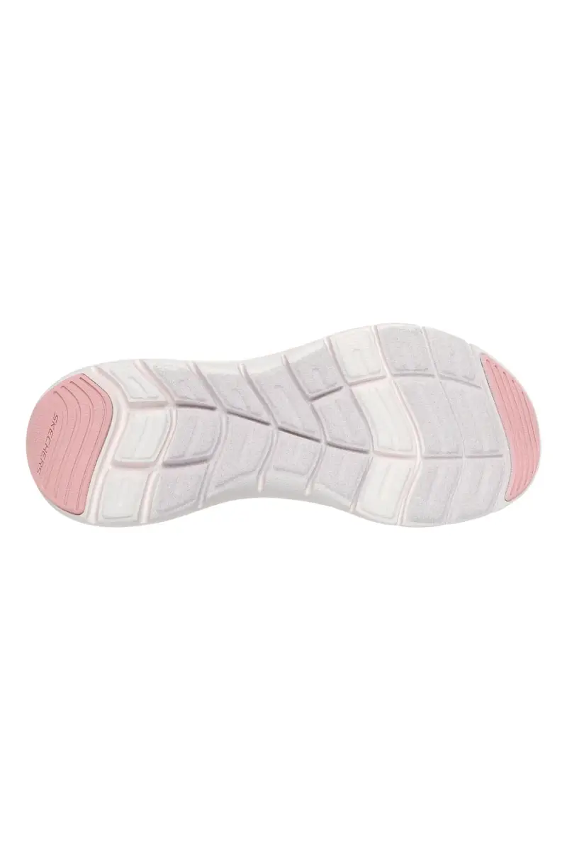 Sneakers rosa in mesh con memory foam Skechers Flex Appeal 5.0 Retro Rush [ROSSO] miniatura 5