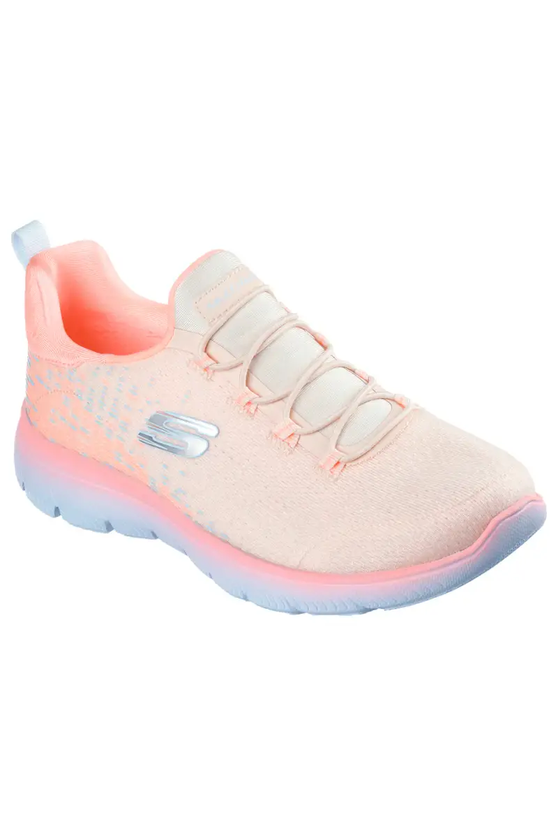 Sneakers Rosa Vegane Skechers Summits Morning Glow [ROSA ANTICO] miniatura 4