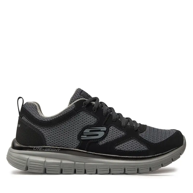 Sneakers Skechers Agoura 52635/BKGY Nero