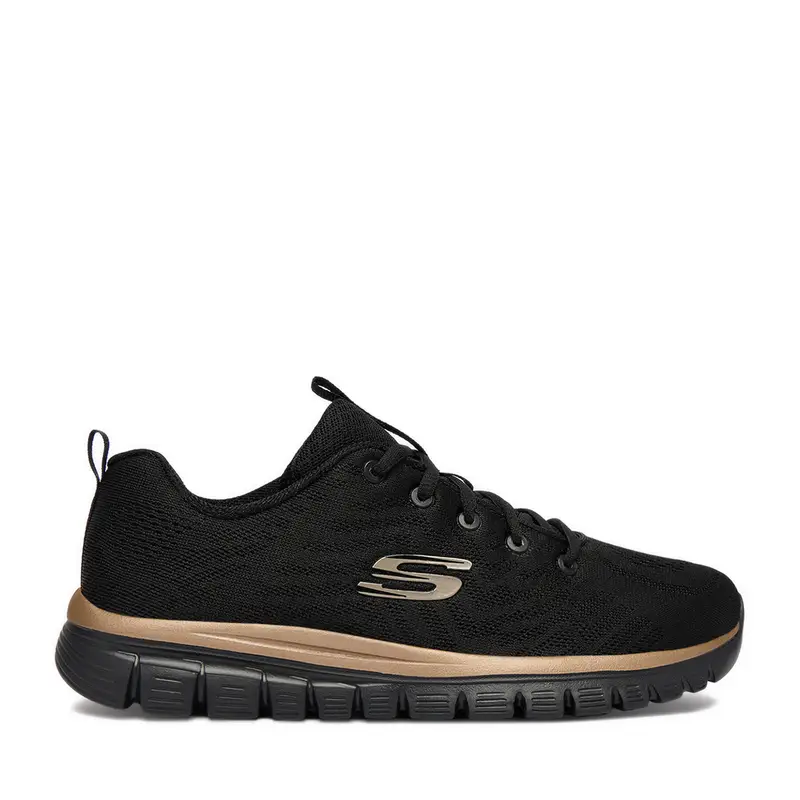 Sneakers Skechers C-GRACEFUL 12615 BKRG Nero
