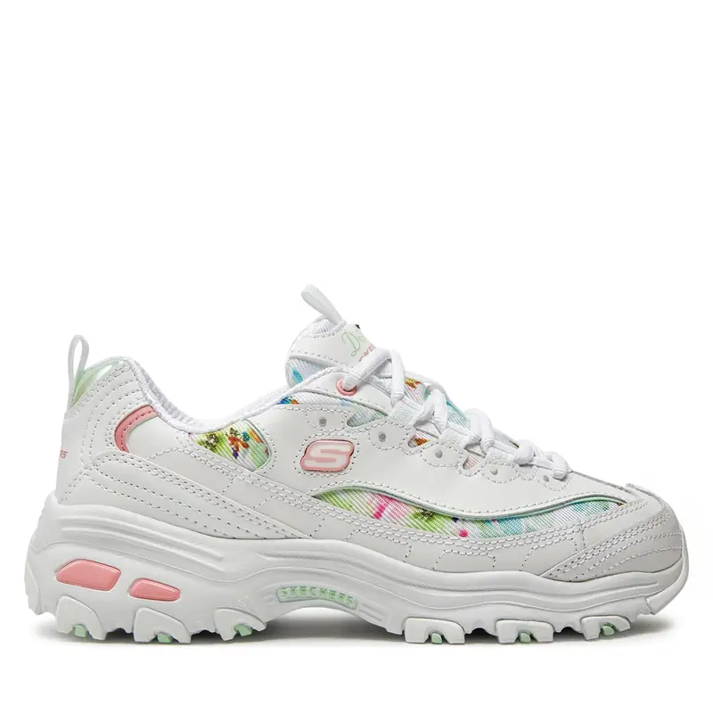 Sneakers Skechers D'Lites-Blooming Fields 149794/WMLT Bianco