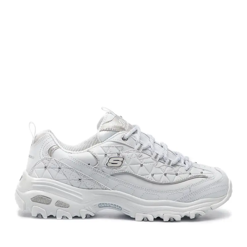 Sneakers Skechers D lites Glamour Feels 13087/WSL Bianco