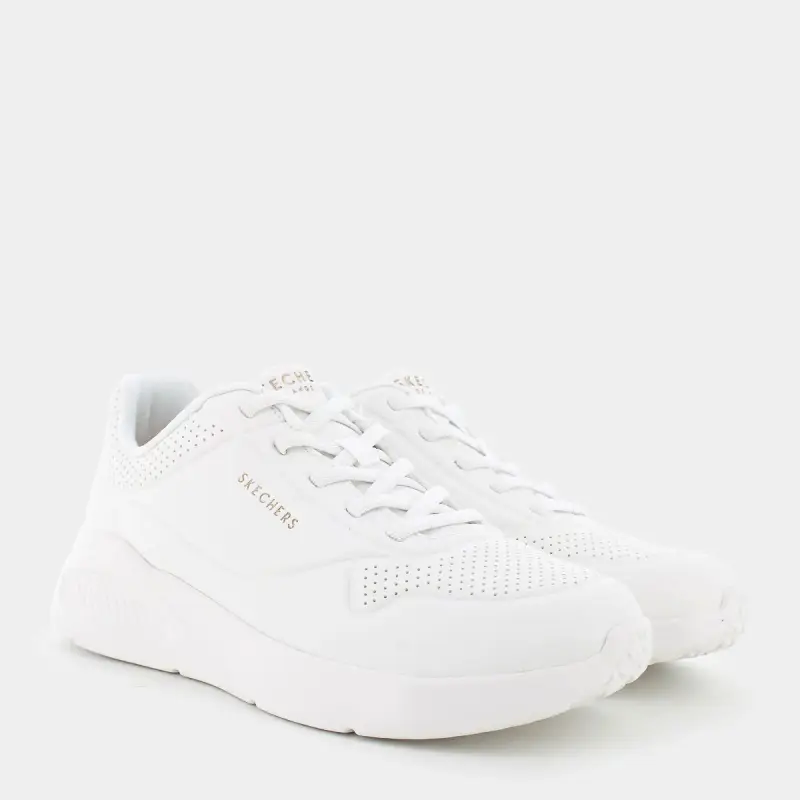 Sneakers Skechers da Donna, bianco miniatura 2