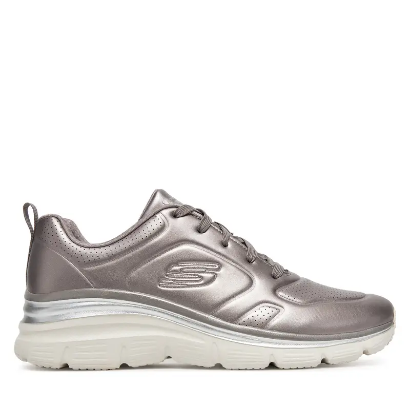Sneakers Skechers FASHION FIT - GLOW UP 149749 PEW Argento