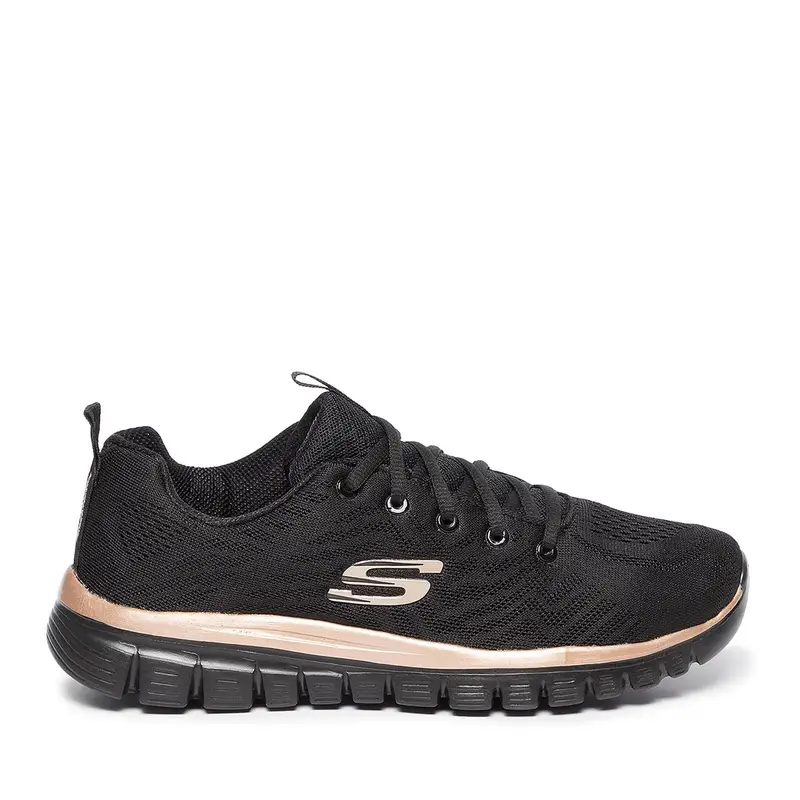 Sneakers Skechers Get Connected 12615/BKRG Nero