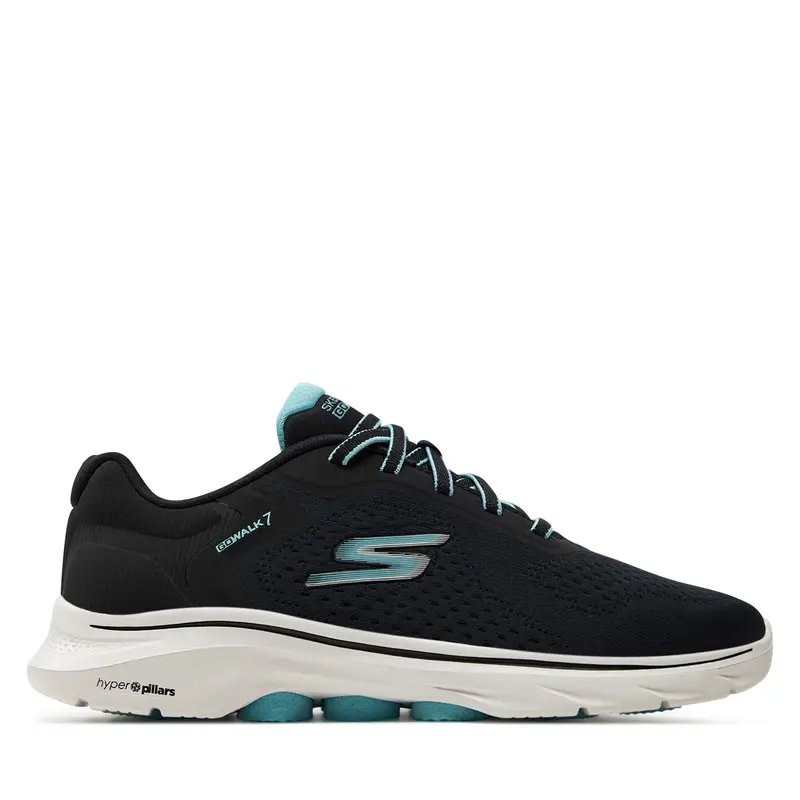 Sneakers Skechers Go Walk 7-Cosmic Waves 125215/BKTQ Nero