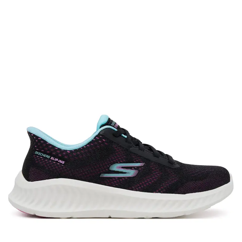 Sneakers Skechers GO WALK Now - Khloe 125643/BKPR Nero