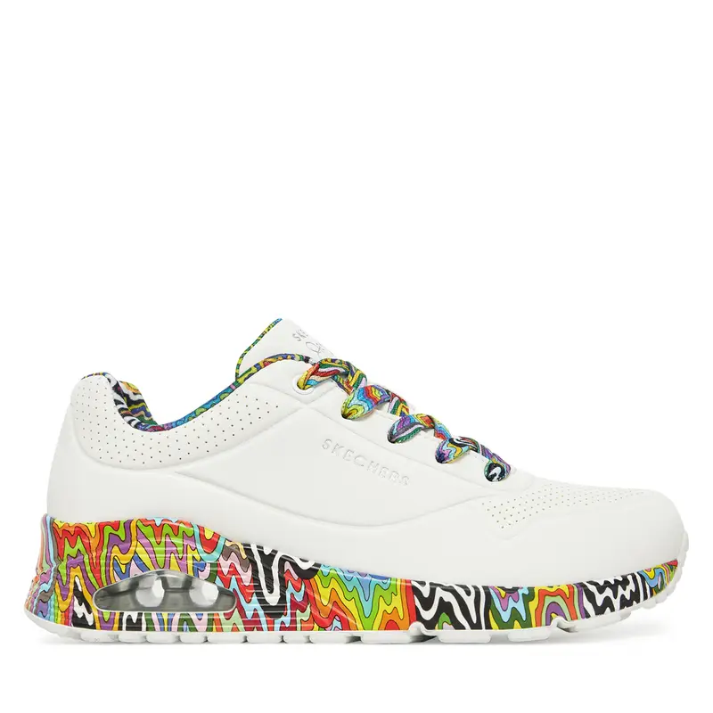 Sneakers Skechers Jen Stark Uno - Mini Drip 177959/WMLT Bianco