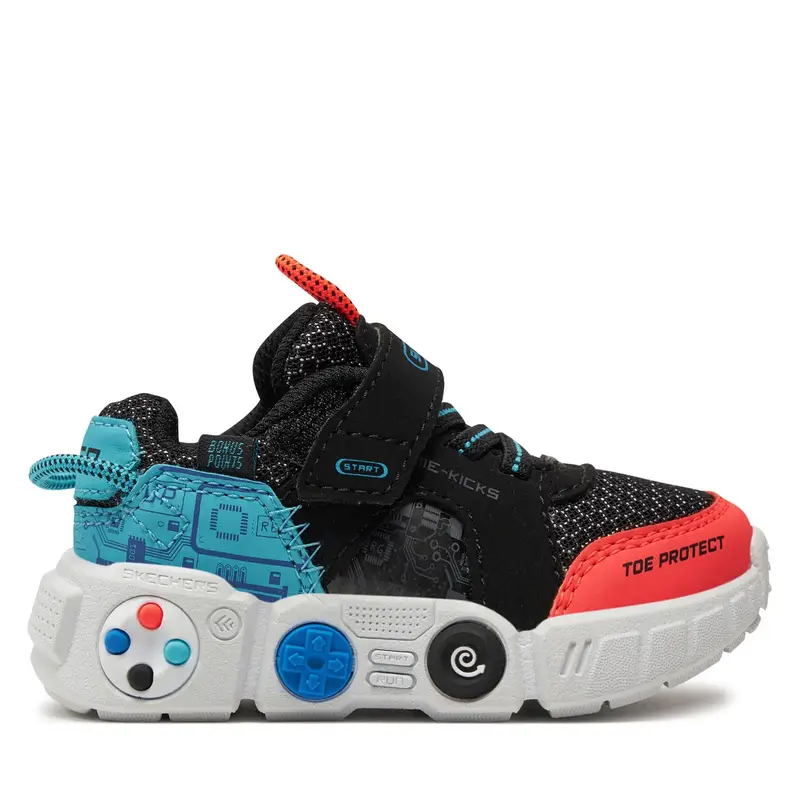 Sneakers Skechers Lil Gametronix 402262N/BKMT Nero