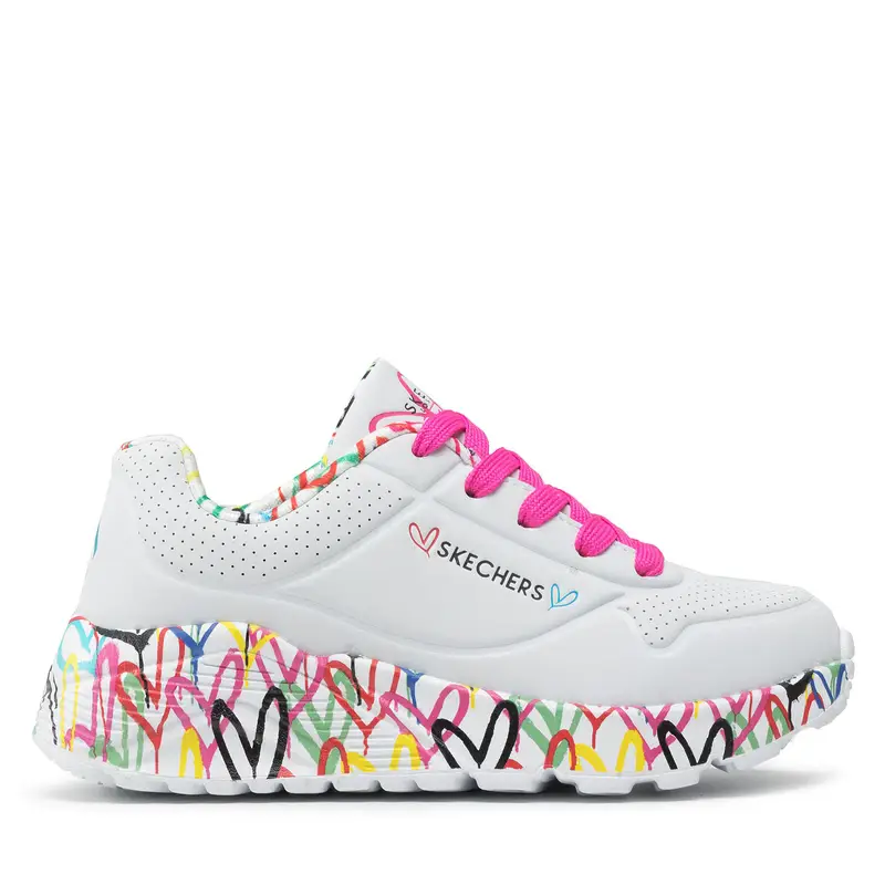 Sneakers Skechers Lovely Luv 314976L/WMLT Bianco