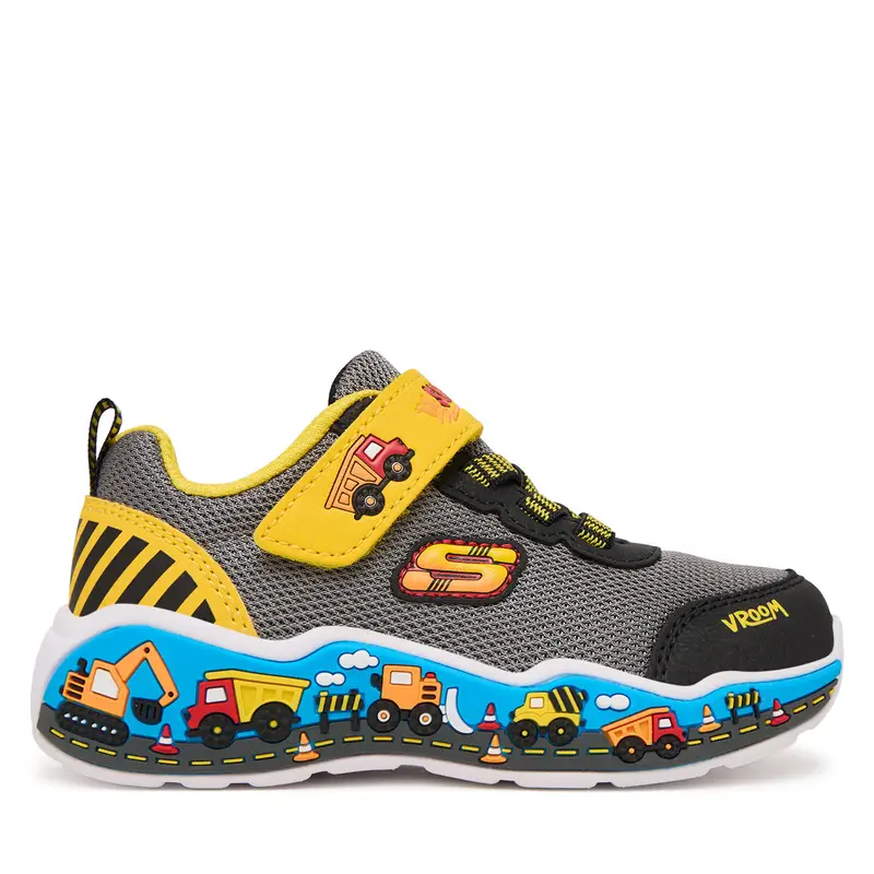 Sneakers Skechers Play Scene 407312N/BKYL Grigio