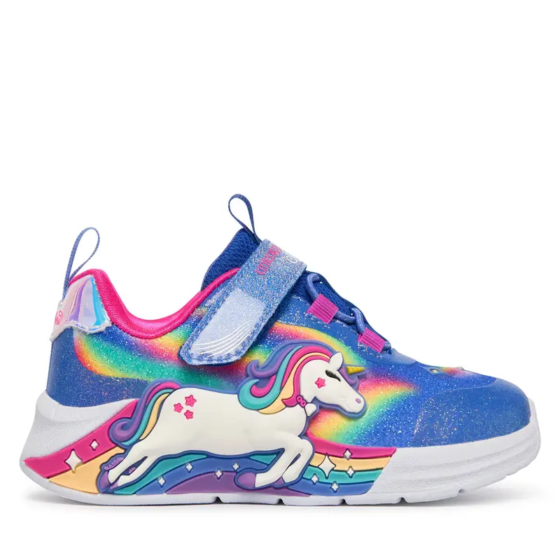 Sneakers Skechers S-Lights Unicorn Chaser 302298N/BLMT Blu