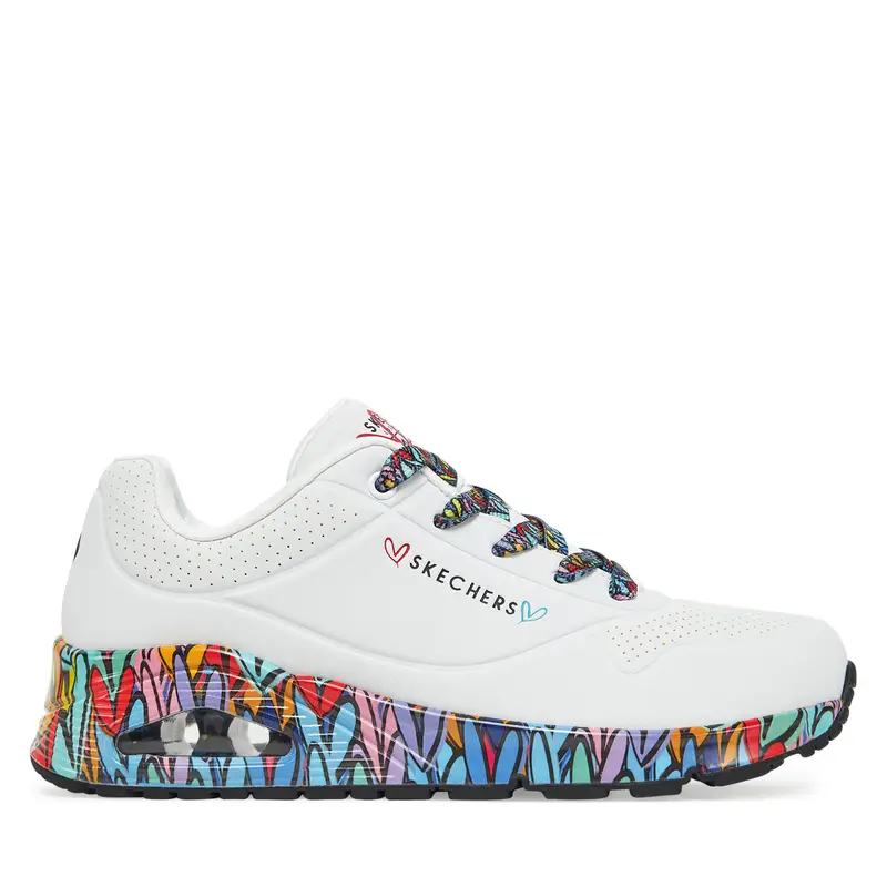 Sneakers Skechers Skechers Uno - Ravaged Love 177918/WMLT Bianco