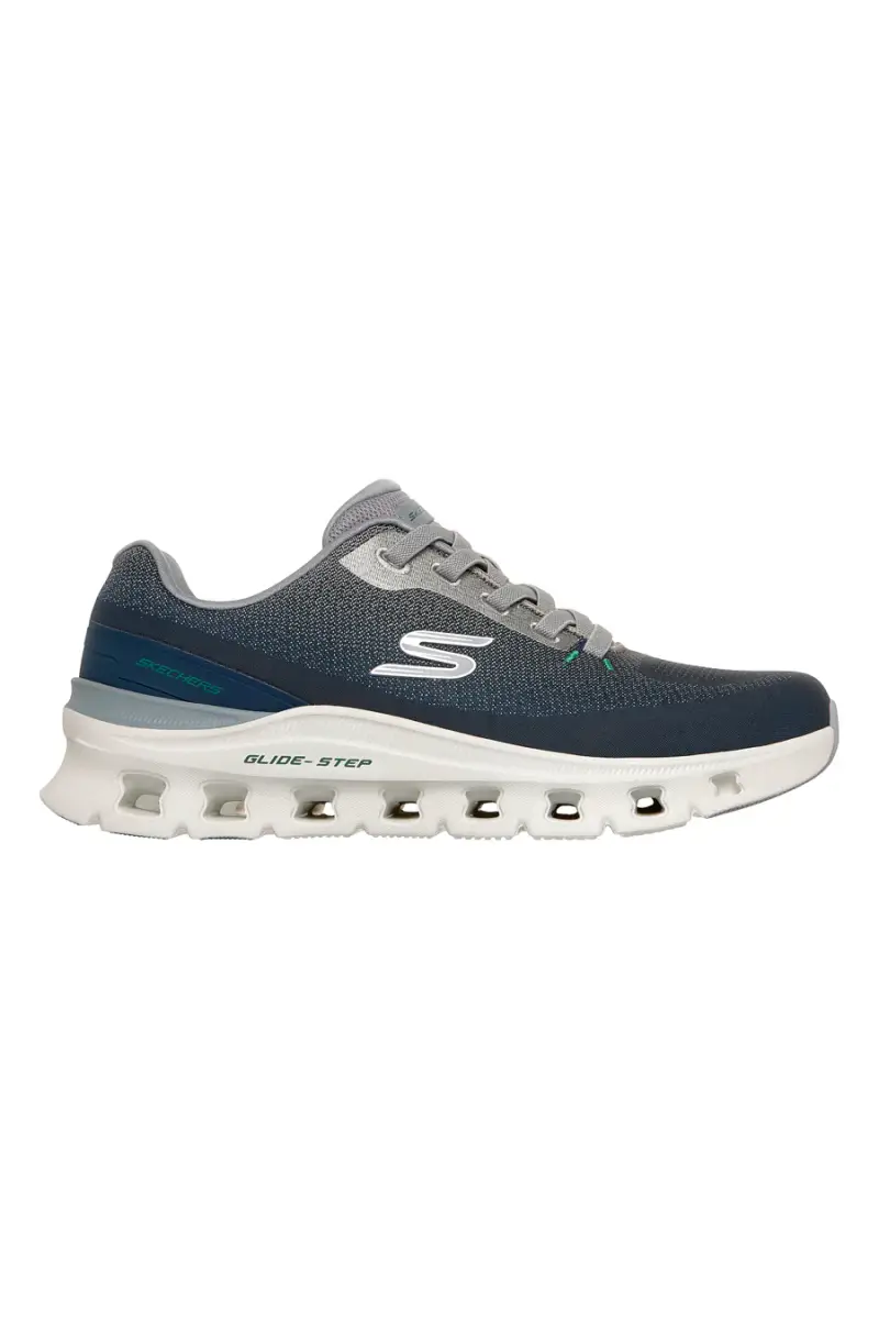Sneakers sportive Navy in mesh engineered con relaxed fit Skechers Glide-Step Pro Waverra [NVGY]