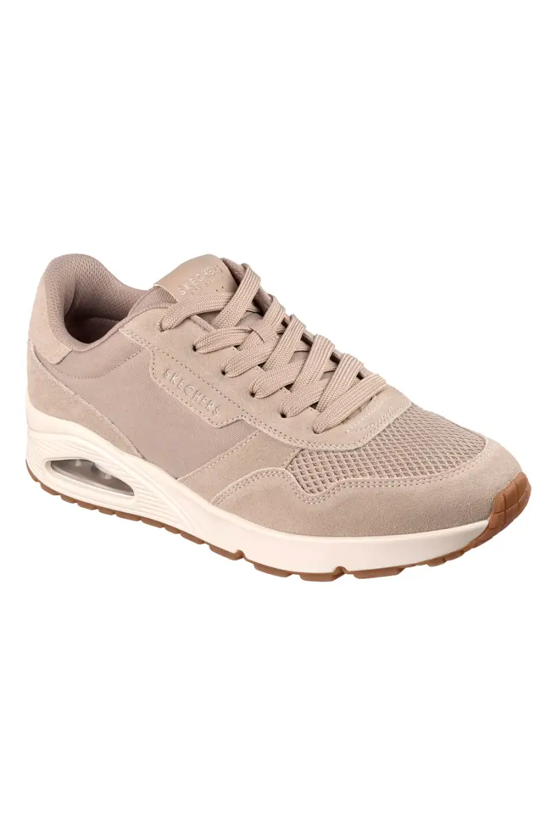 Sneakers taupe Air-Cooled Memory Foam Skechers Uno Vintage Air [TAUPE] miniatura 2