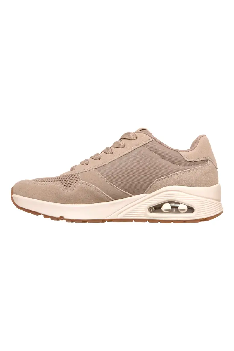Sneakers taupe Air-Cooled Memory Foam Skechers Uno Vintage Air [TAUPE] miniatura 3