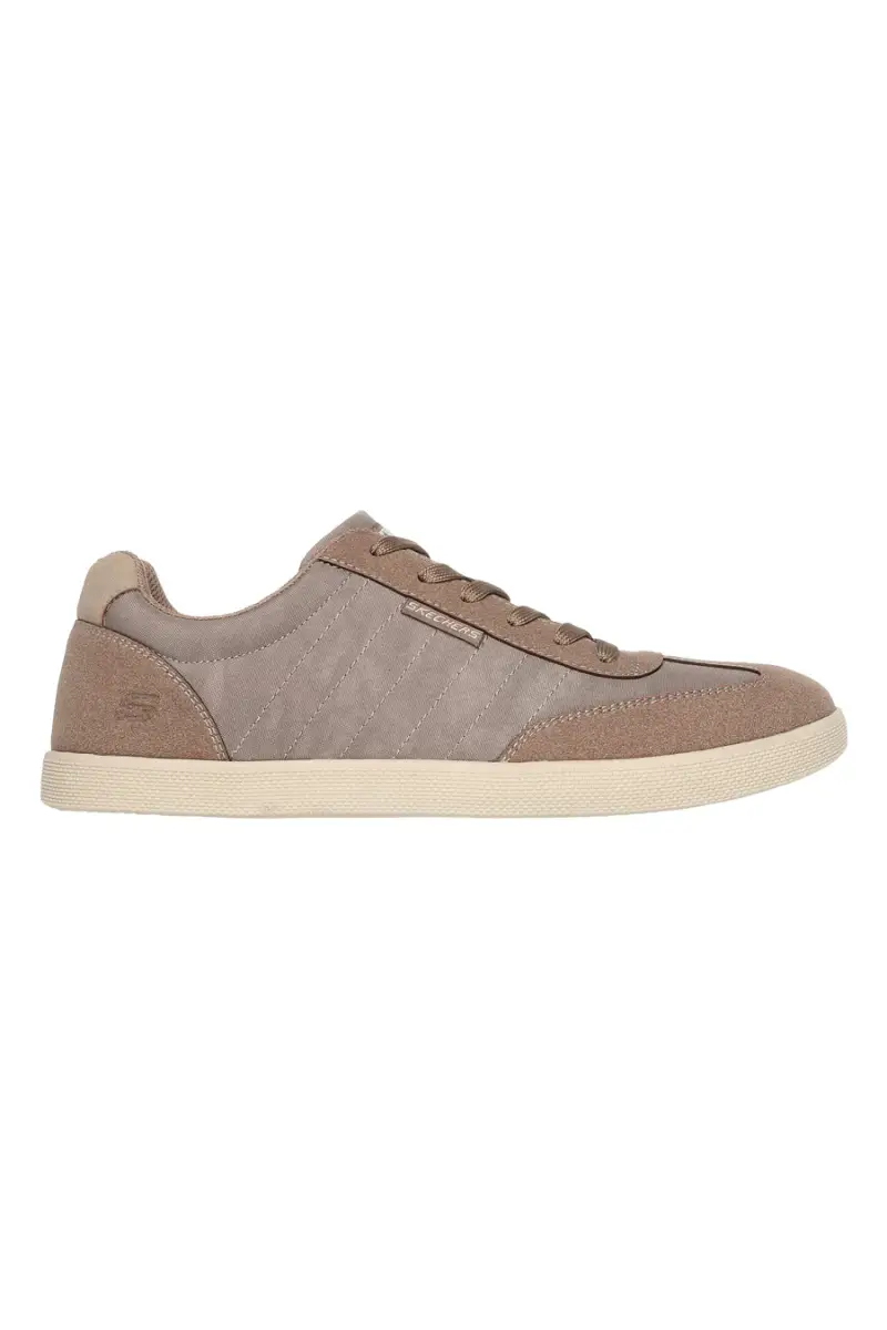 Sneakers taupe basse stringate Skechers Placer Vinson [TAUPE]