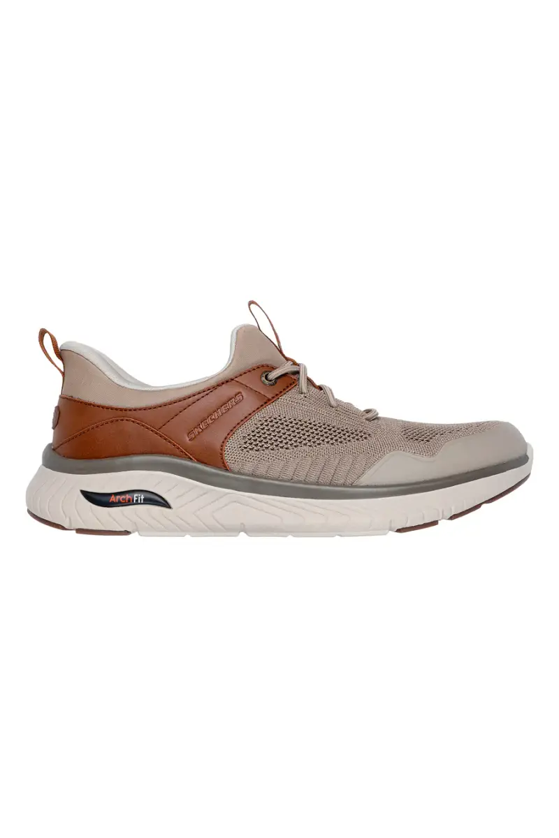 Sneakers taupe con supporto plantare Arch Fit Skechers Arch Fit Crosser Emeric [TAUPE]
