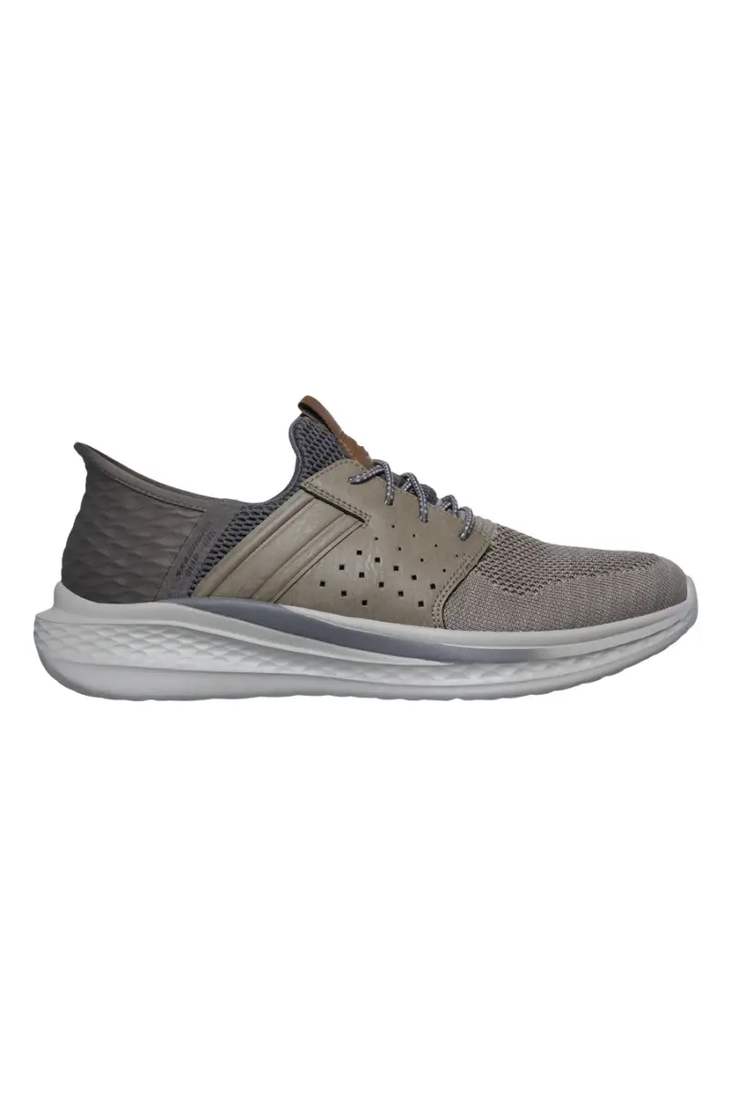 Sneakers Taupe da Uomo Skechers Slade Ocon [TAUPE]