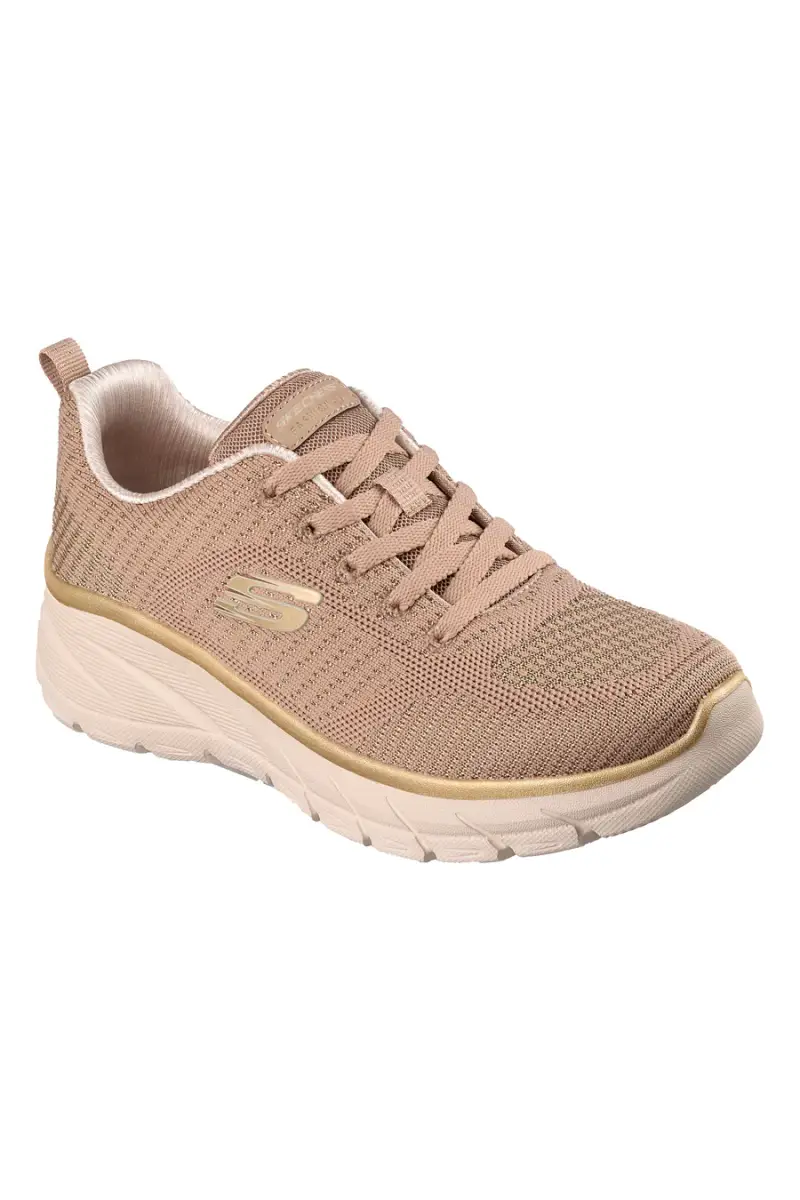 Sneakers taupe in knit con Memory Foam Skechers Fashion Fit 2 0 Moonlight Glow [TAUPE miniatura 3