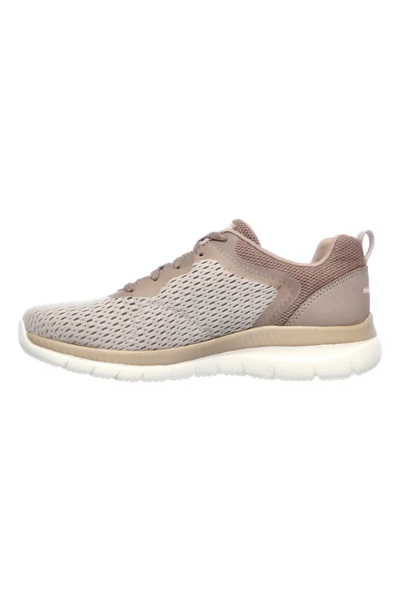 Sneakers taupe in mesh con soletta memory foam Skechers Bountiful Quick Path [TAUPE] miniatura 2
