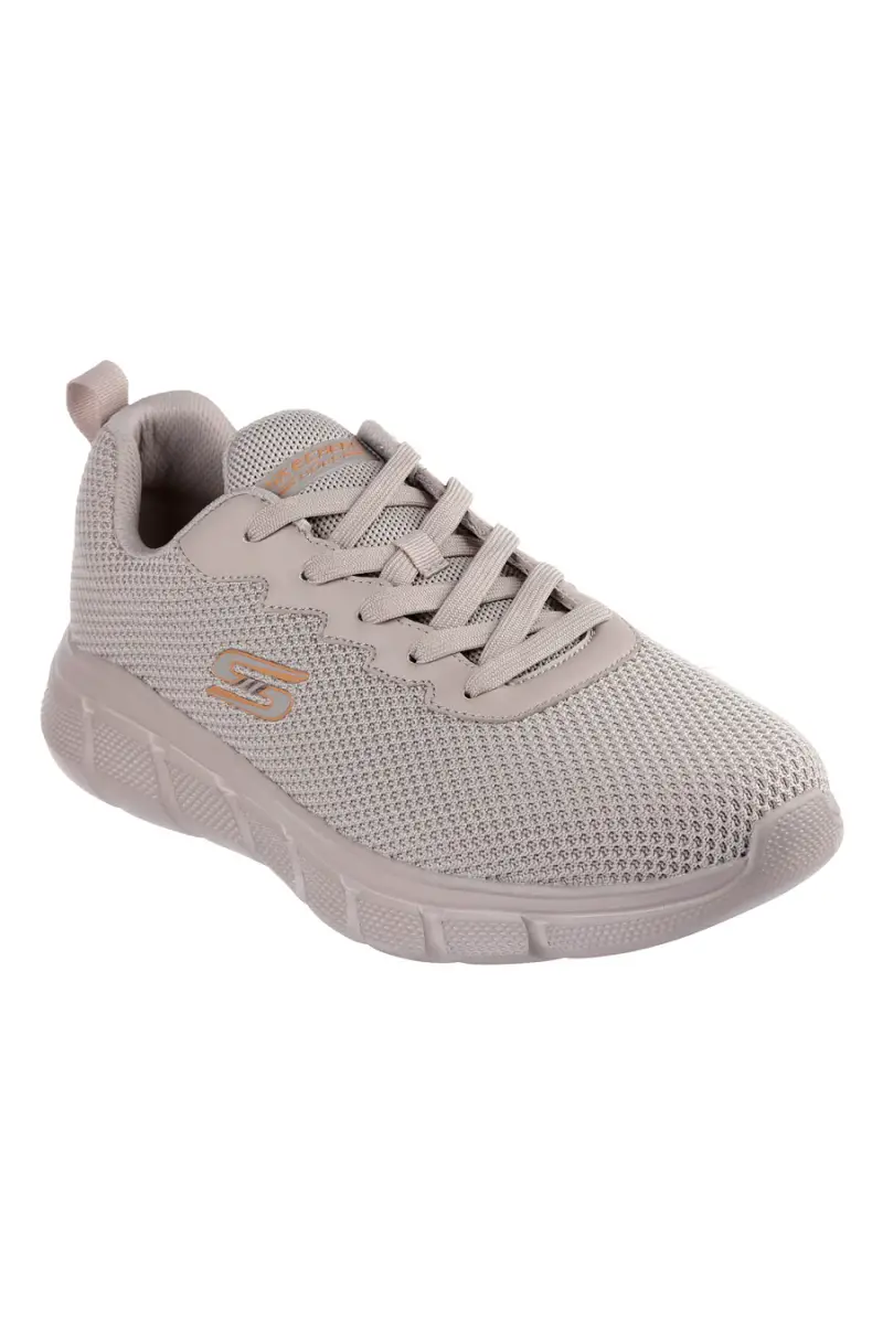 Sneakers taupe knit ammortizzate Skechers BOBS B Flex Chill Edge [TAUPE] miniatura 2