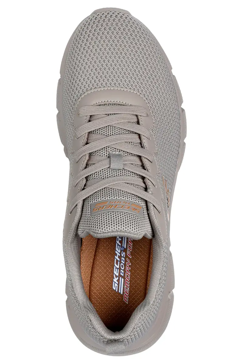 Sneakers taupe knit ammortizzate Skechers BOBS B Flex Chill Edge [TAUPE] miniatura 5
