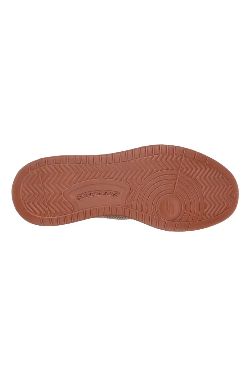 Sneakers taupe knit con Air-Cooled Memory Foam Skechers Corliss Dorset [TAUPE] miniatura 4