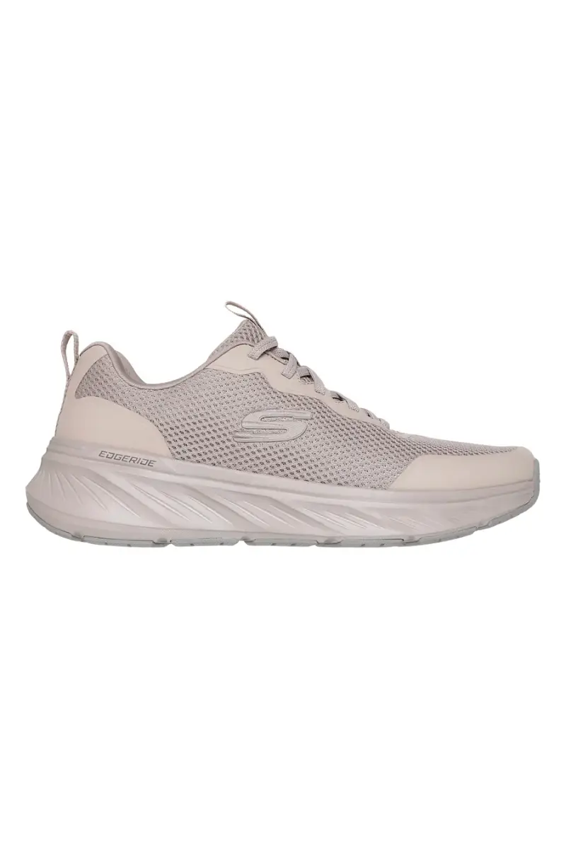 Sneakers tortora beige in mesh con Air Cooled Memory Foam Skechers Edgeride Rekze [TAUPE]