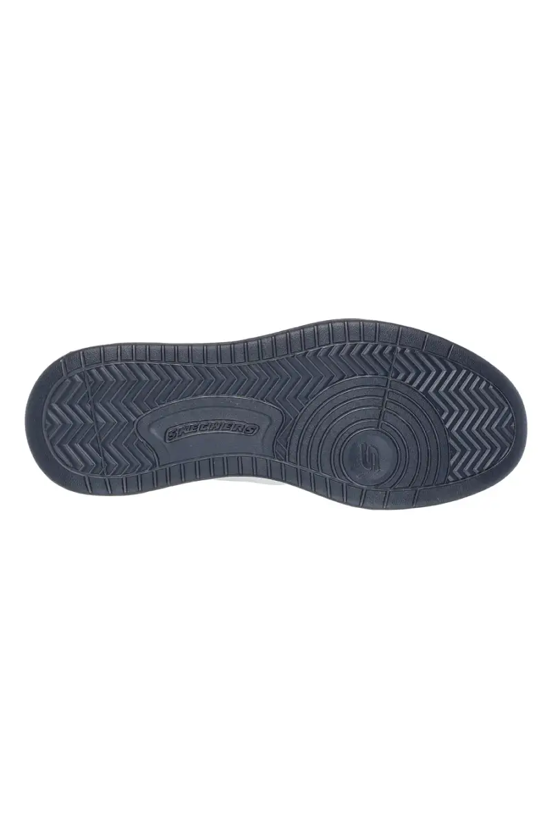 Sneakers Vegane Bianche con soletta Air-Cooled Memory Foam Skechers Relaxed Fit Corliss - Dorset [BIANCO] miniatura 5