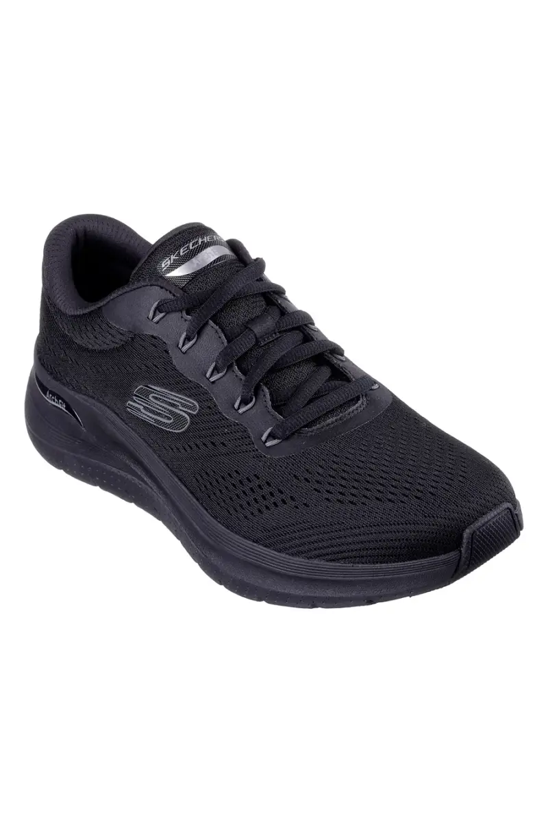 Sneakers Vegane Nere Skechers Arch Fit 2 0 [NERO] miniatura 2