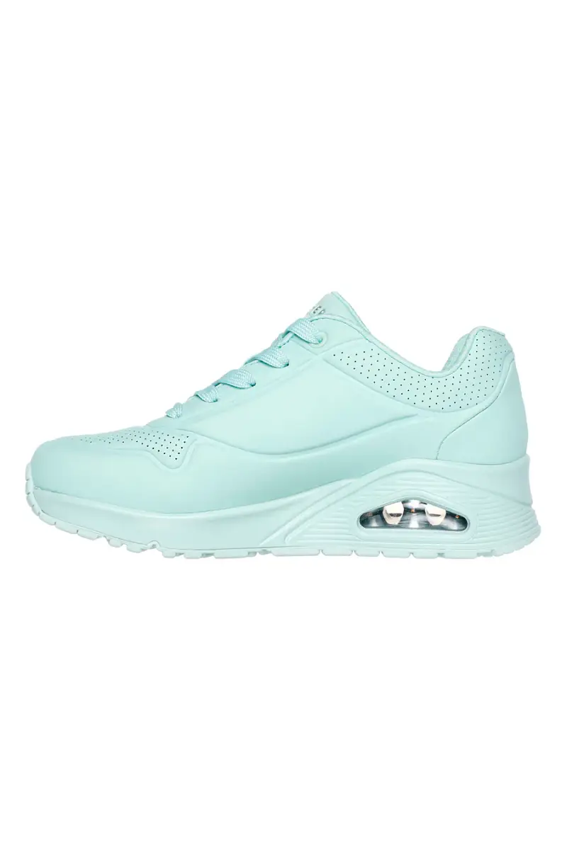 Sneakers Verde Acqua Con Air-Cooled Memory Foam Skech-Air Skechers Uno Stand on Air [VERDE ACQUA] miniatura 2
